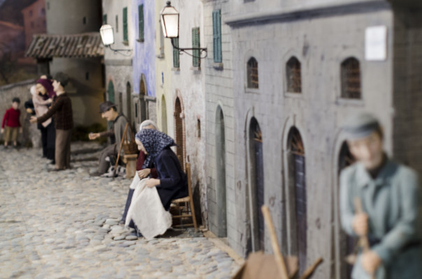 Uno scorcio del preludio al presepe